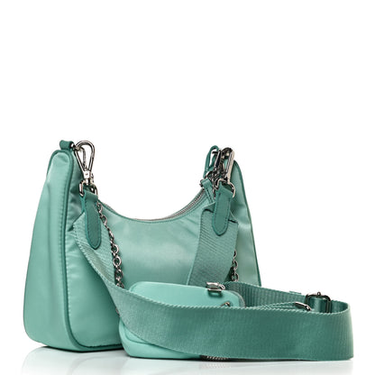 Prada Nylon Saffiano Re-Edition 2005 Shoulder Bag Giada 3 of 12