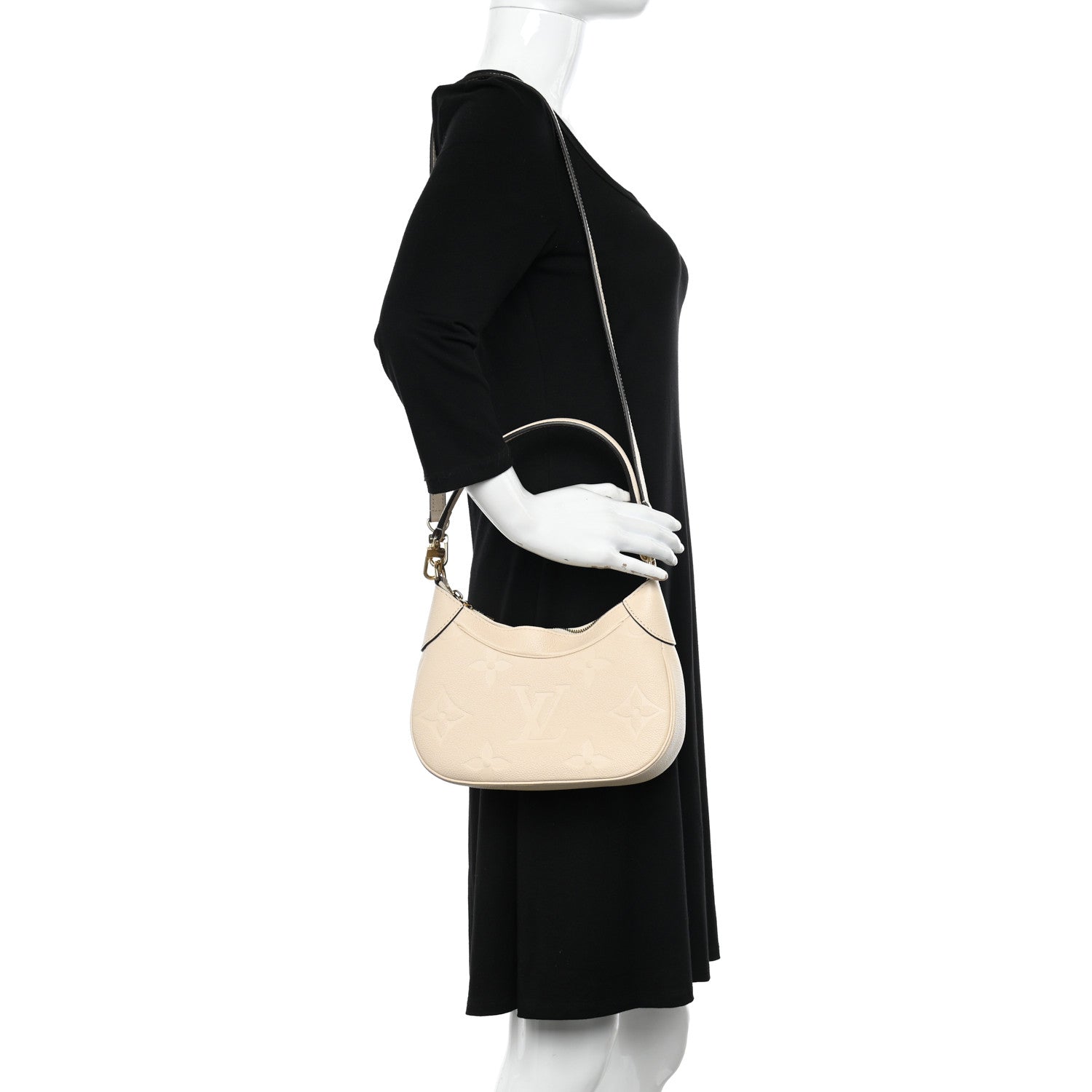 Louis Vuitton Empreinte Monogram Giant Bagatelle NM Creme 2 of 10