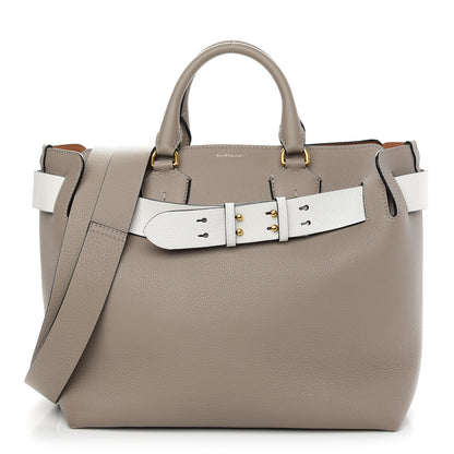 Burberry Soft Grain Calfskin Medium Belt Bag Mineral Grey 1 of 8