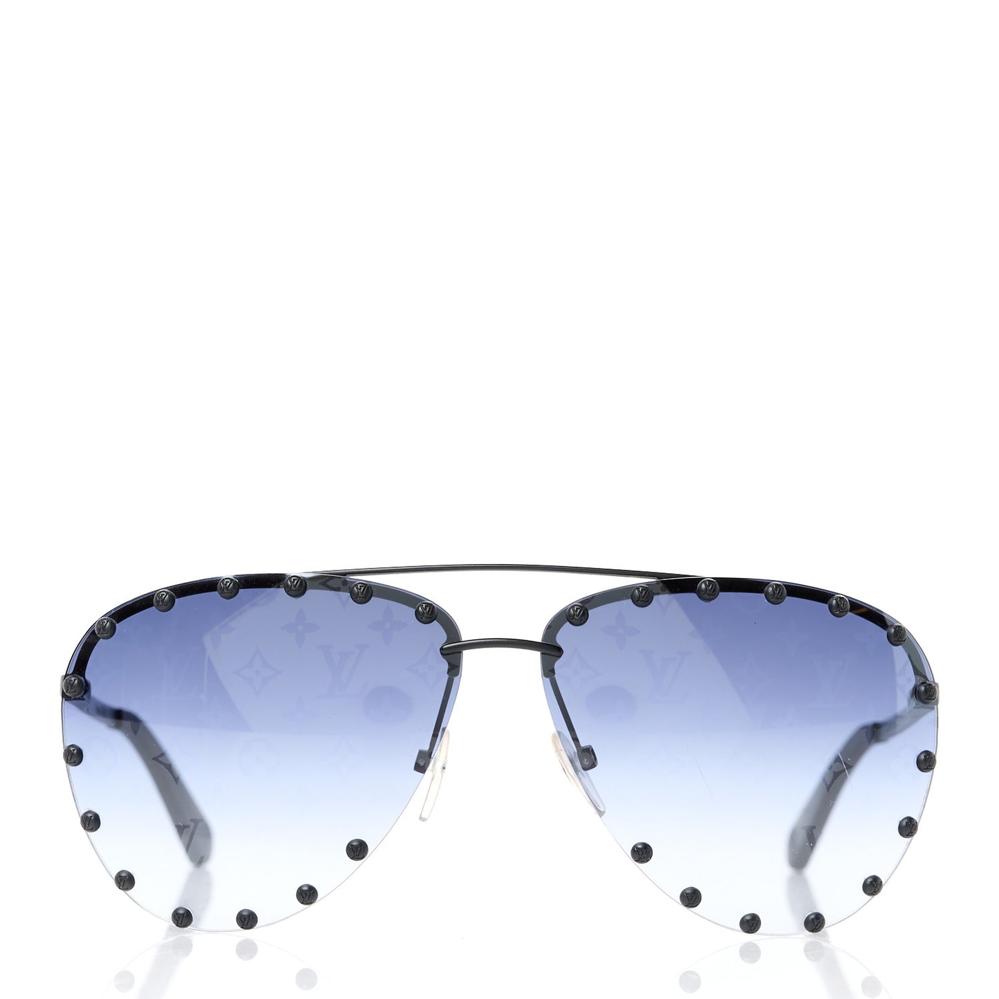 Monogram The Party Aviator Sunglasses Z0971U Black