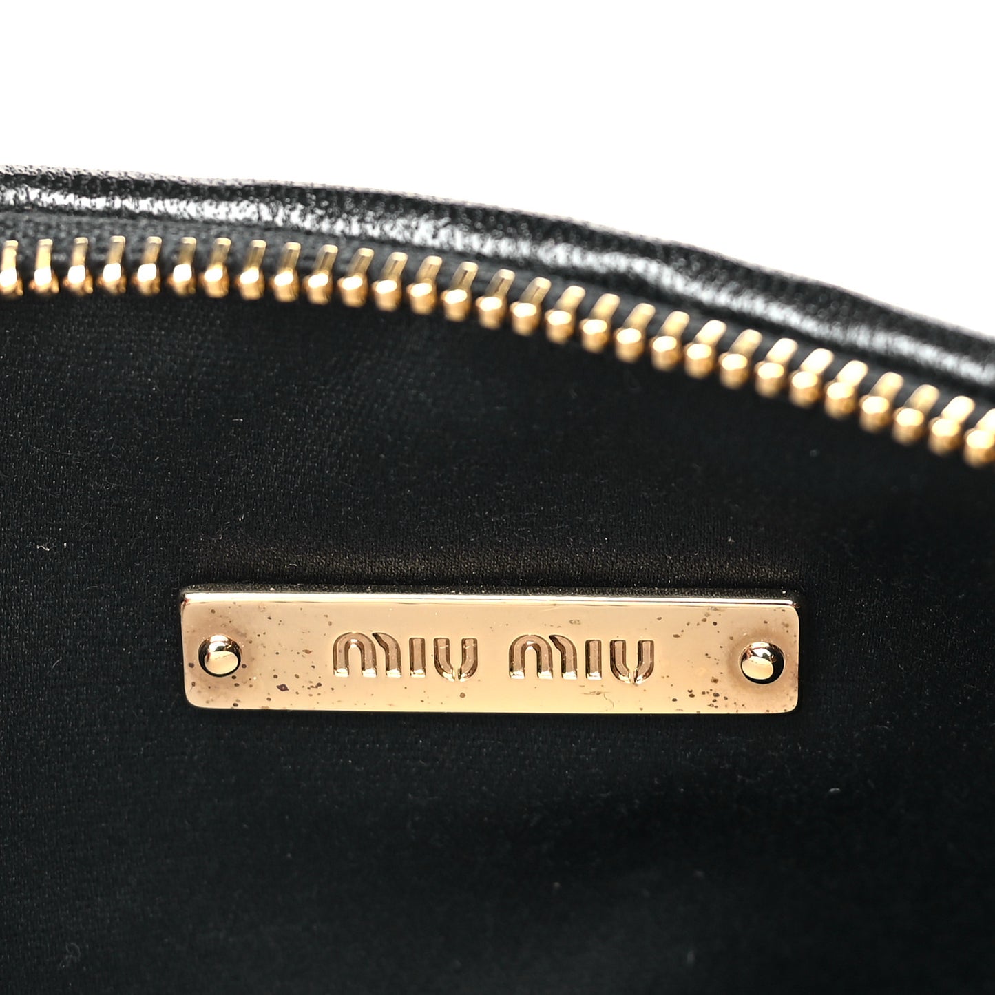 Velvet Matelasse Wristlet Black