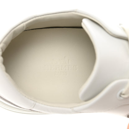 Hermes Calfskin Day Sneakers 36.5 White 7 of 8