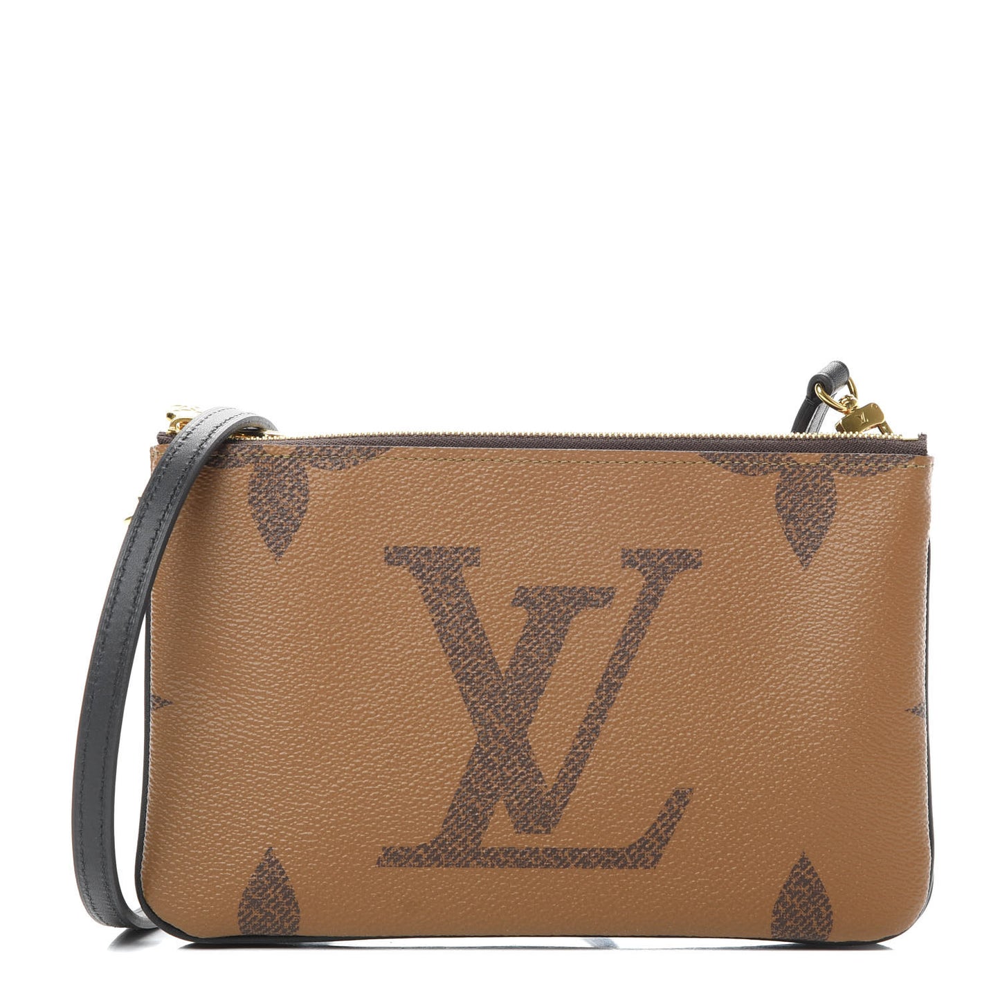 Reverse Monogram Giant Double Zip Pochette