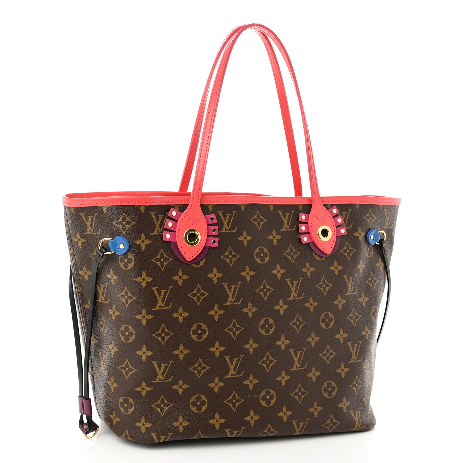 Louis Vuitton Monogram Totem Neverfull MM Flamingo 3 of 12