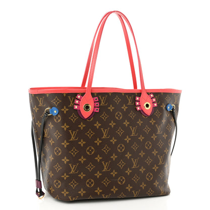Louis Vuitton Monogram Totem Neverfull MM Flamingo 3 of 12