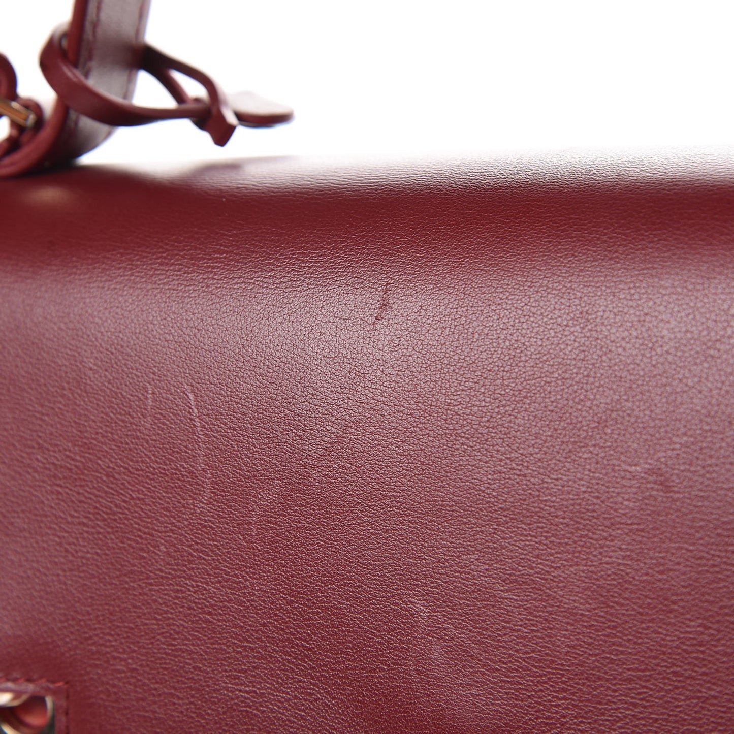 Calfskin GM Tempete Satchel Red