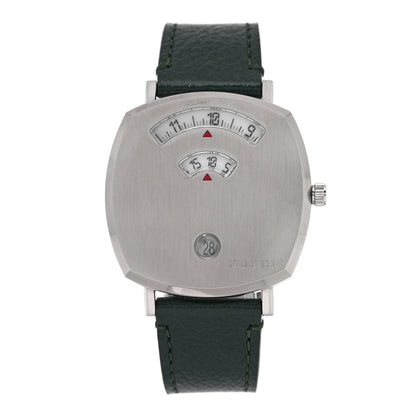 Gucci Stainless Steel Calfskin 35mm Grip Quartz Watch Green 1 of 5