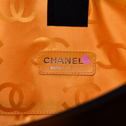 Chanel Calfskin Quilted Large Cambon Bag Black 8 of 10