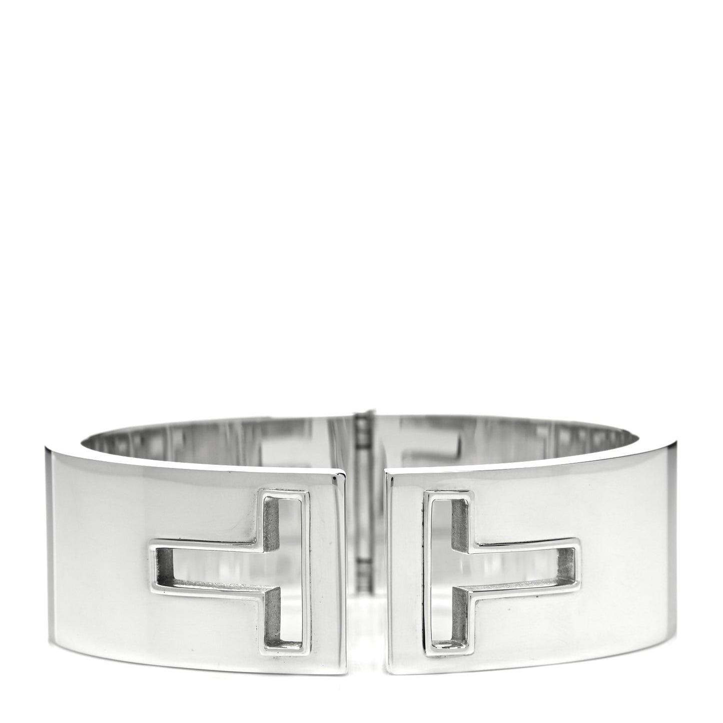 Sterling Silver T Cutout Cuff Bracelet