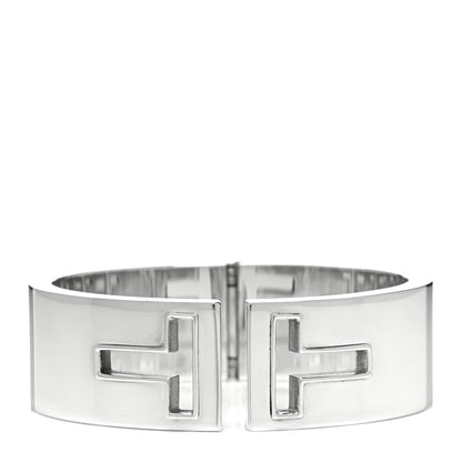 Tiffany Sterling Silver T Cutout Cuff Bracelet 1 of 4