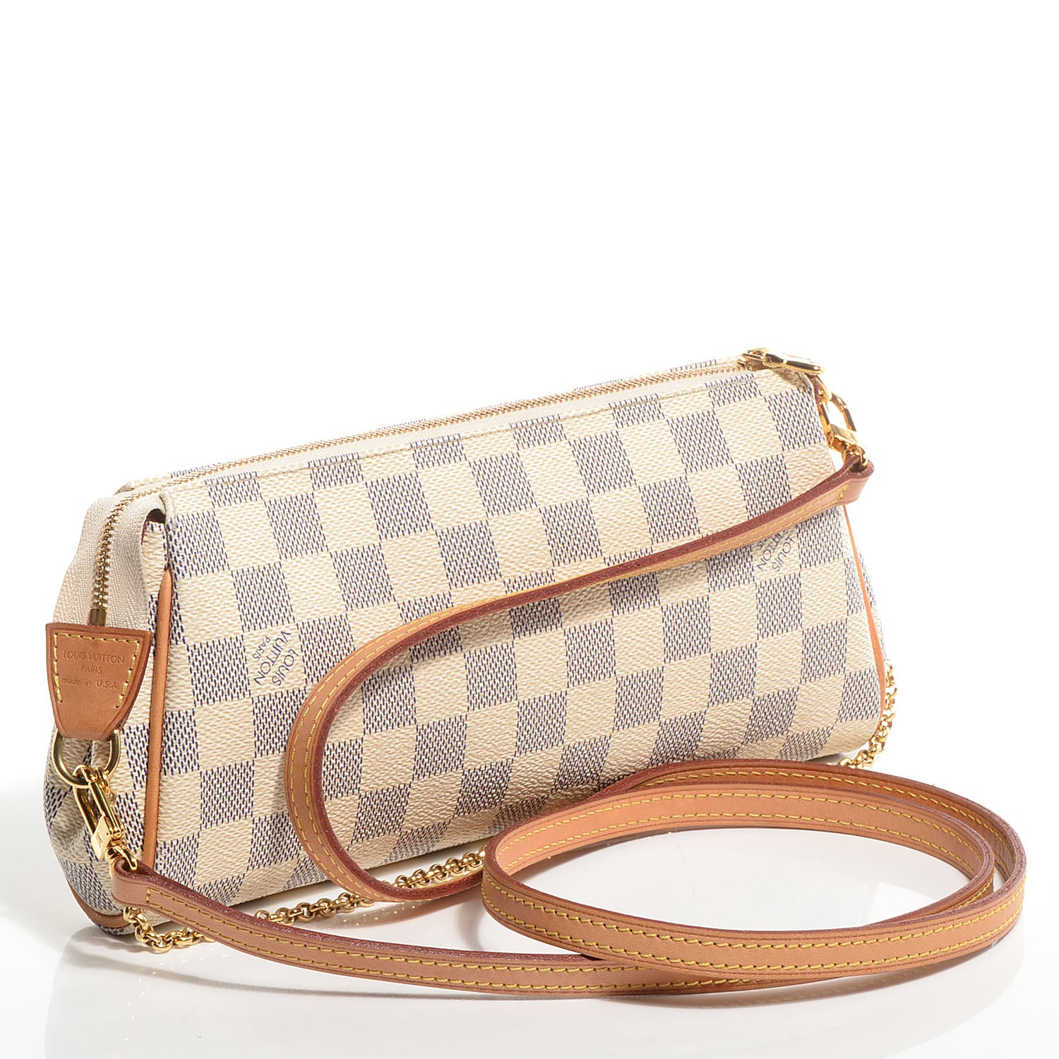Louis Vuitton Damier Azur Eva Clutch 3 of 7