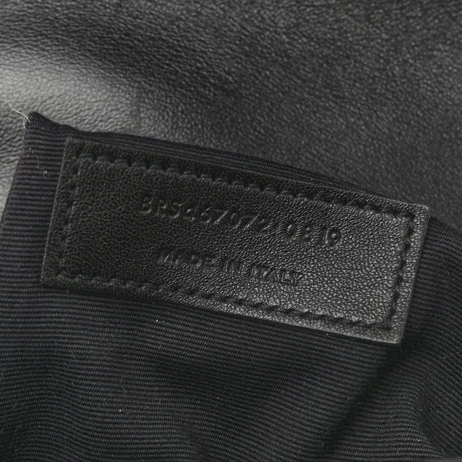 Saint Laurent Calfskin Y Quilted Monogram Monochrome Toy Loulou Crossbody Bag Black 7 of 16