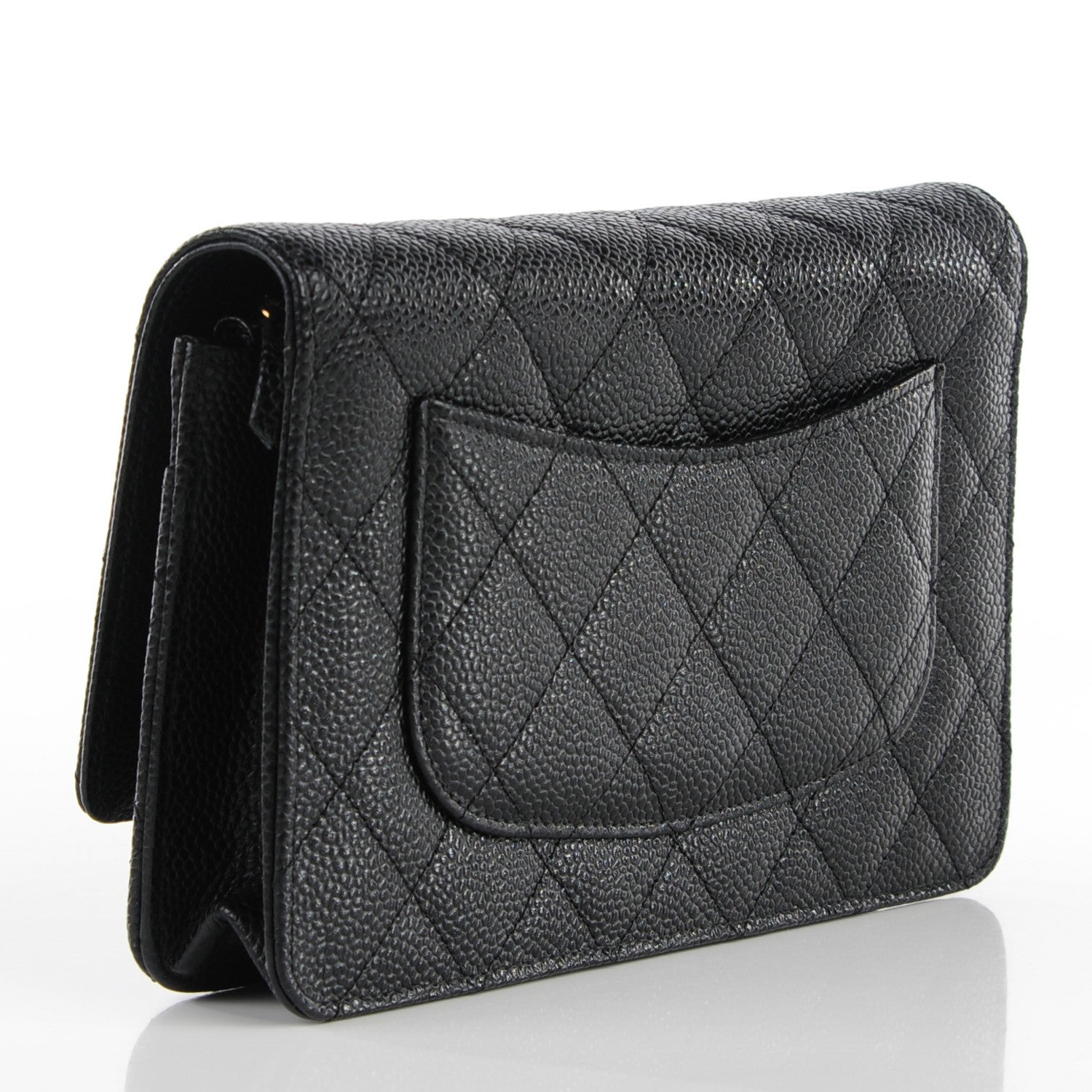 Chanel Caviar Quilted Wallet On Chain WOC Black 3 of 8