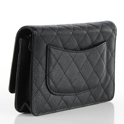 Chanel Caviar Quilted Wallet On Chain WOC Black 3 of 8