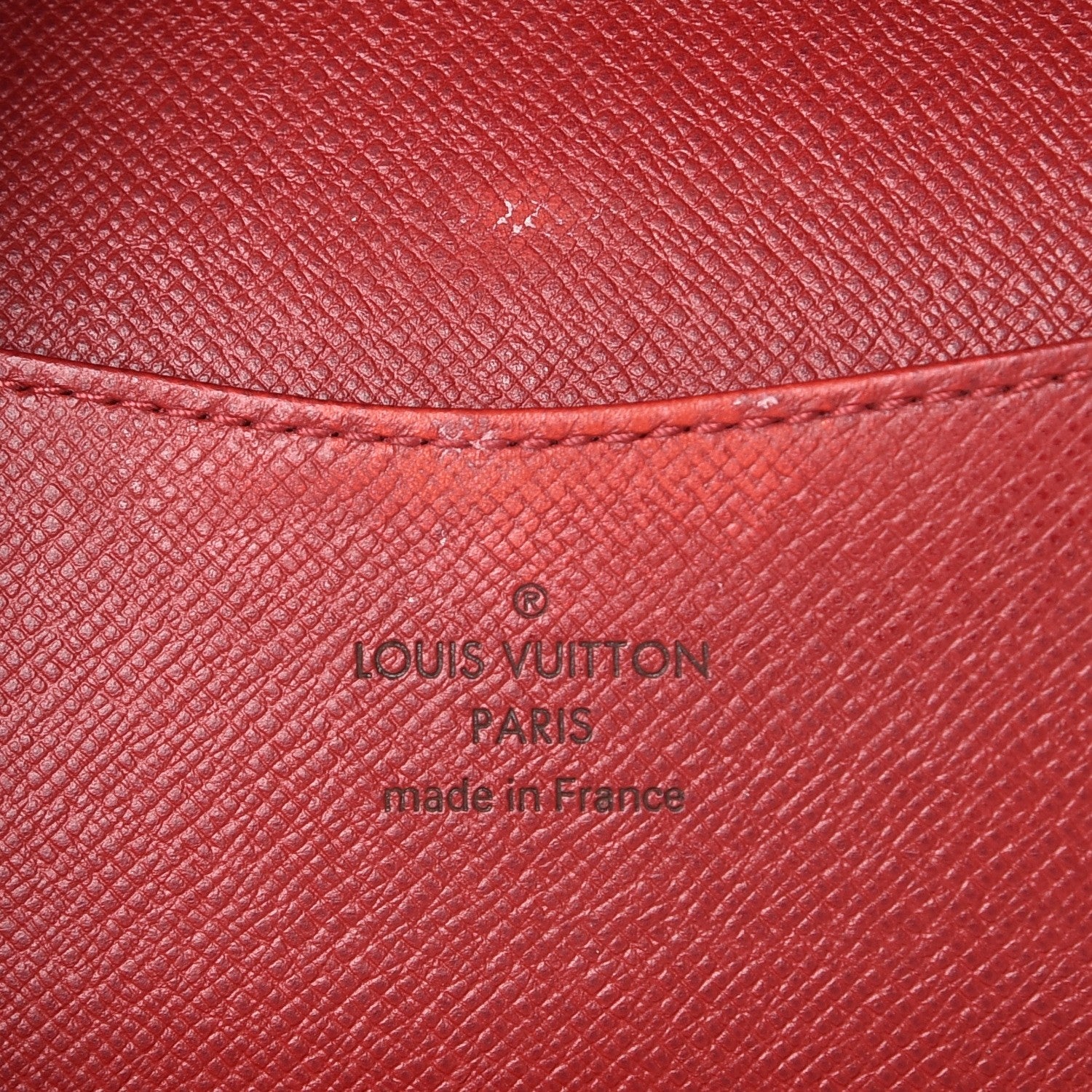 Louis Vuitton Monogram Josephine Wallet Red 6 of 9