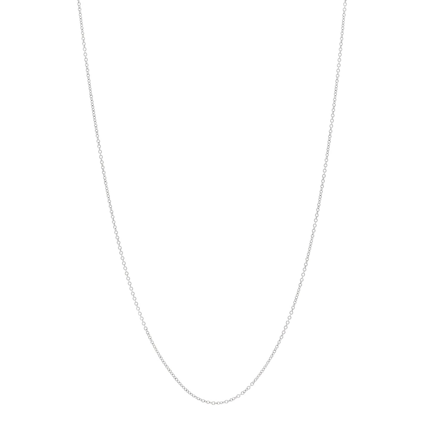 Platinum Chain Necklace 18"