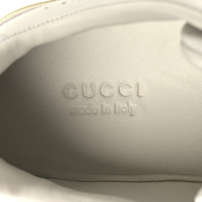 Gucci Calfskin Womens Re-Web Sneakers 36.5 White Pink 9 of 10