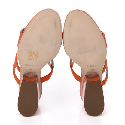 Hermes Suede Goatskin Peace Sandals 39 5 of 10