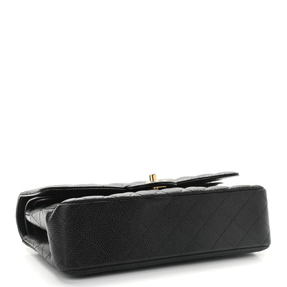 Chanel Caviar Quilted Medium Double Flap Black 4 of 9