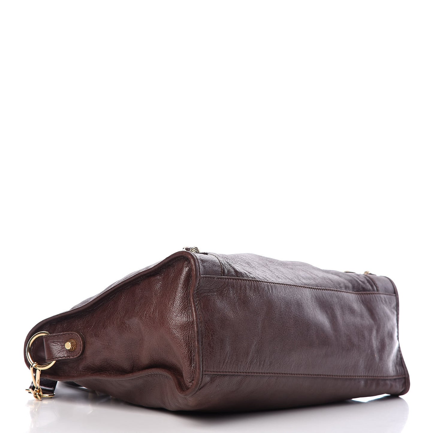 Agneau Giant 12 Gold Hardware City Cigare Fonce