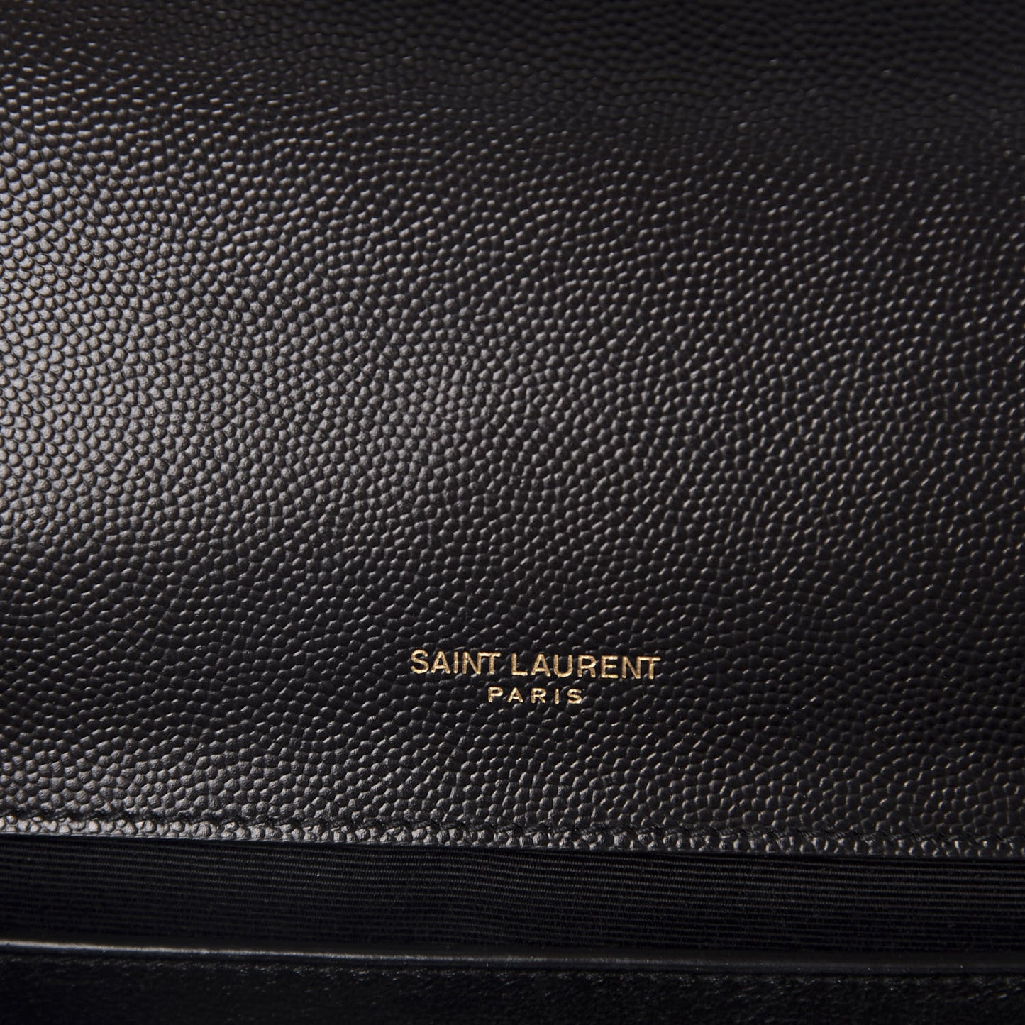 Grain De Poudre Textured Mixed Matelasse Triquilt Medium Monogram Satchel Black