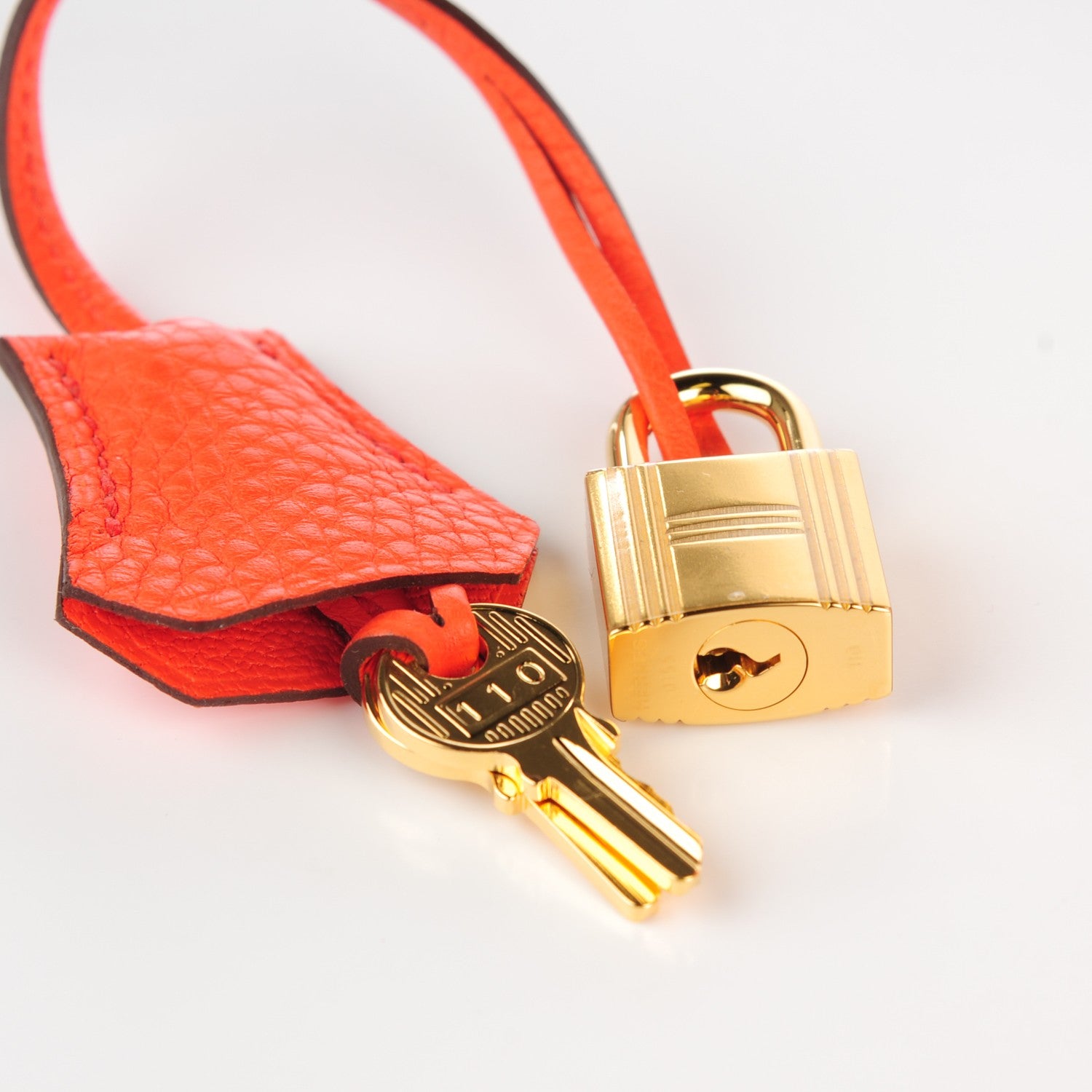 Hermes Taurillon Clemence Birkin 25 Orange Poppy 19 of 20