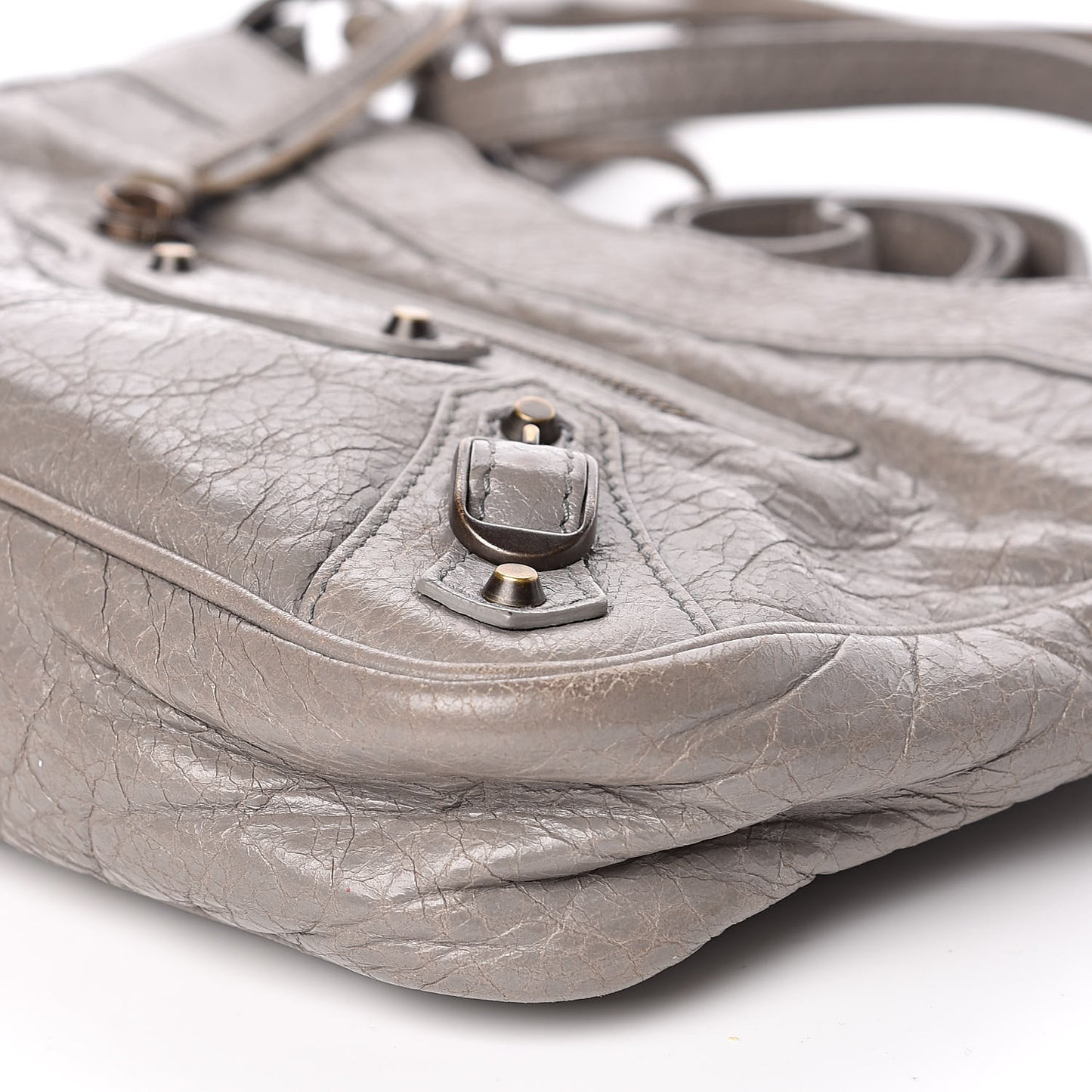 Agneau Classic Hardware Hip Gris Pyrite