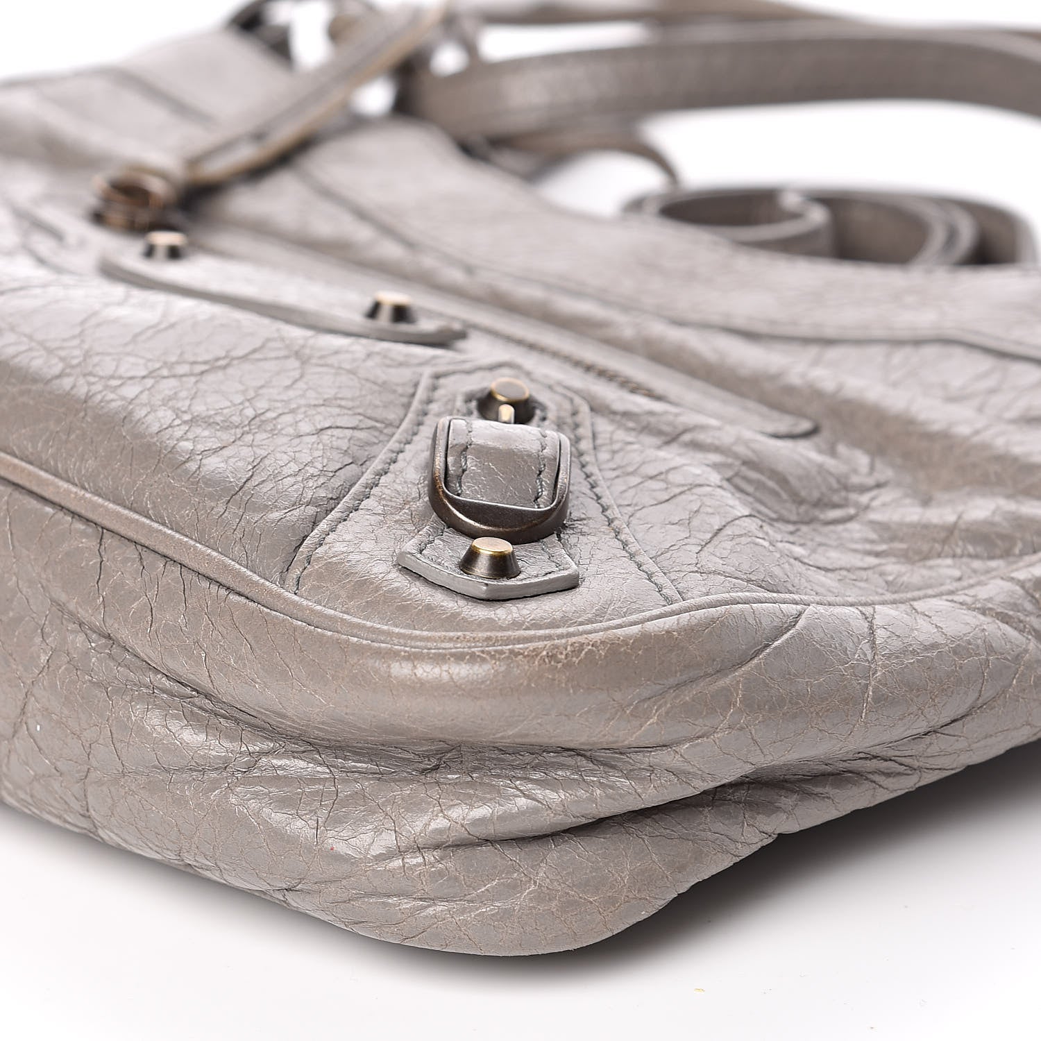 Balenciaga Agneau Classic Hardware Hip Gris Pyrite 10 of 14