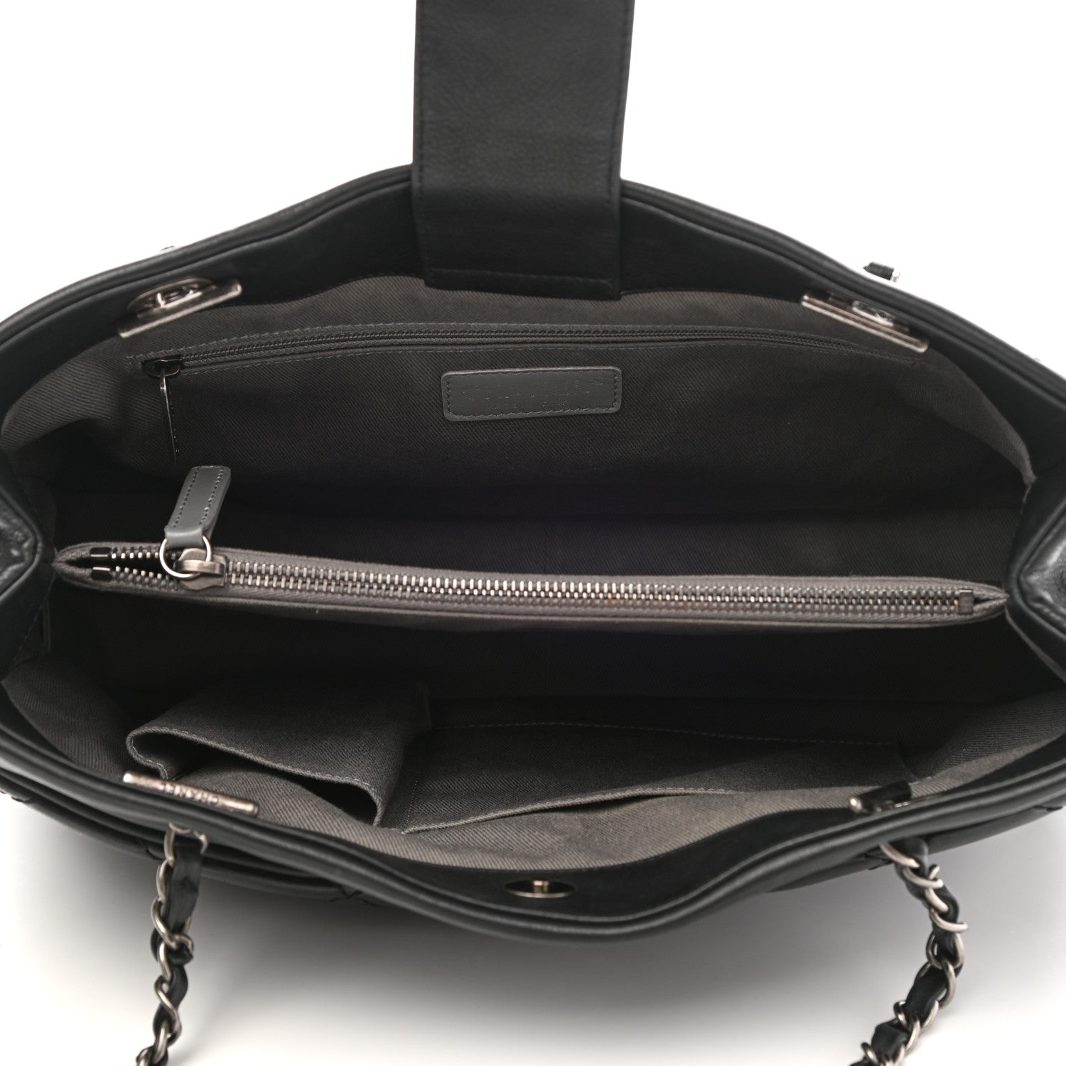 Chanel Calfskin Medium Stitch It Tote Black 4 of 9