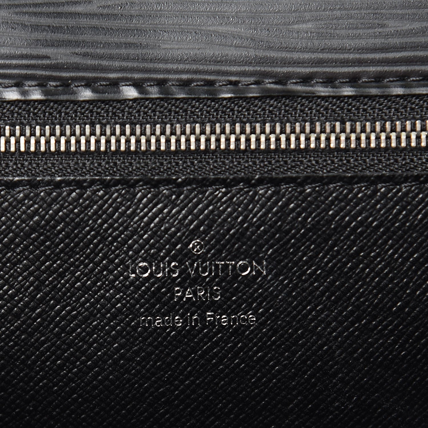 Louis Vuitton Epi Pochette Sellier Dragonne Clutch Black 6 of 9