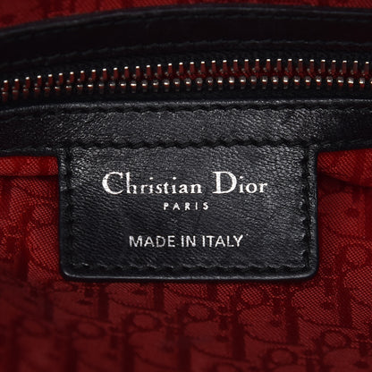 Christian Dior Lambskin Cannage Large Lady Dior Black 8 of 12