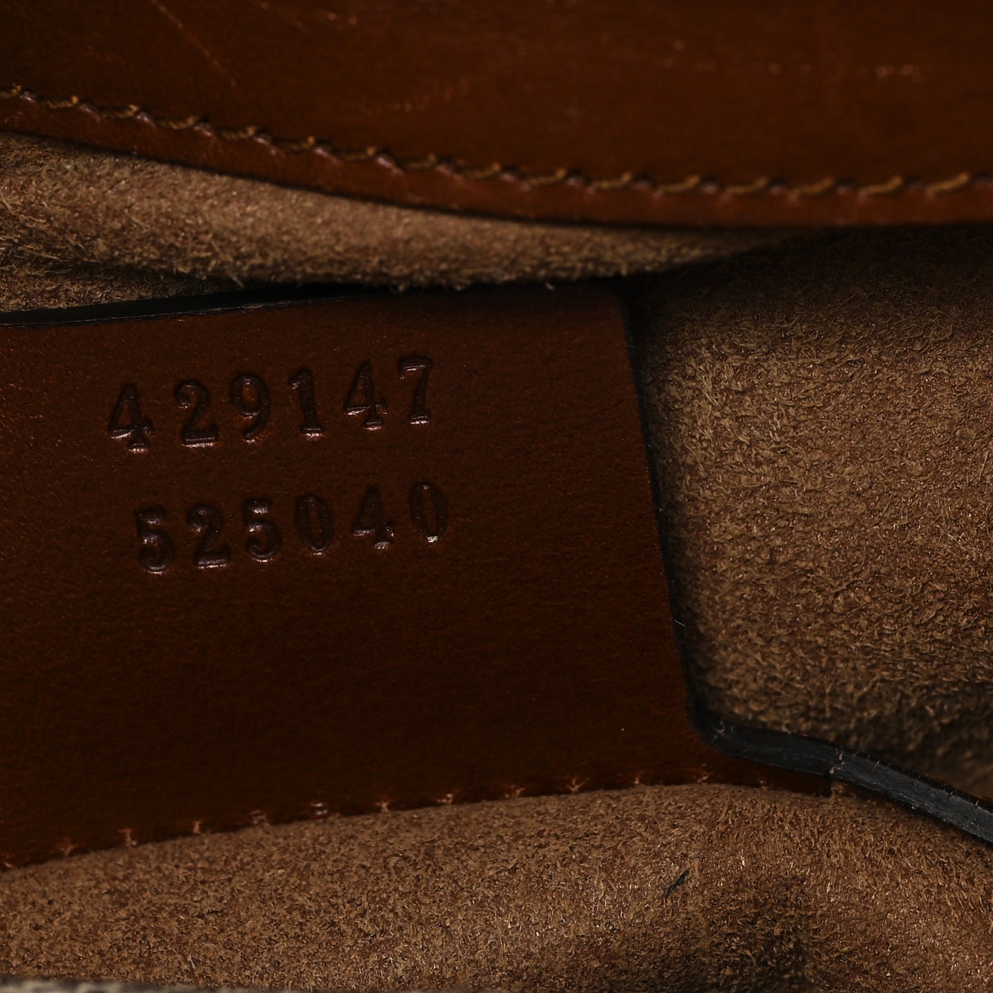 GG Supreme Monogram Linea A Foldover Tote Brown