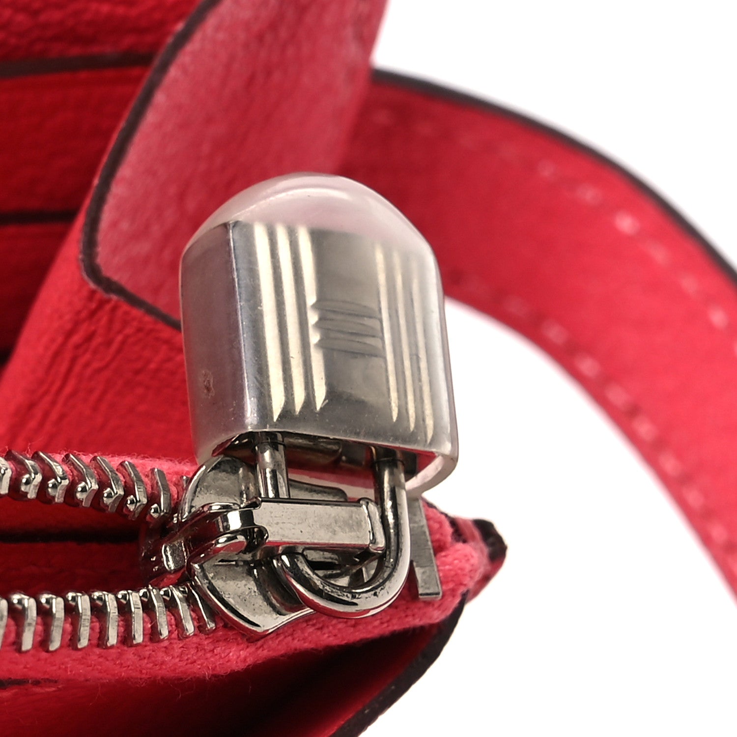 Hermes Chevre Mysore Kelly Longue Wallet Rose Azalee 11 of 14