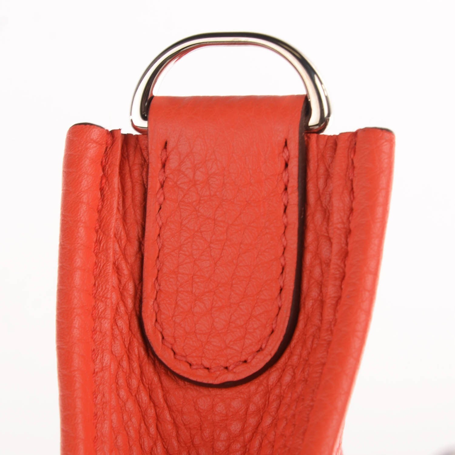 Hermes Taurillon Clemence Evelyne III PM Orange Poppy 7 of 17