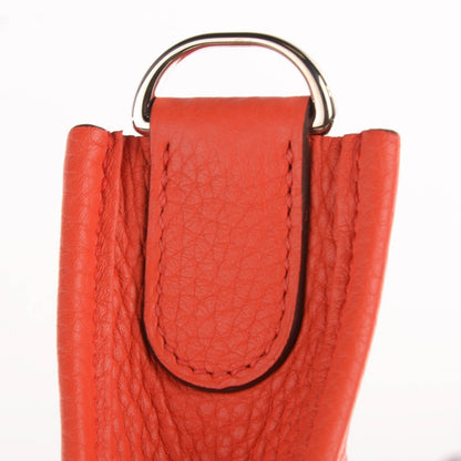 Hermes Taurillon Clemence Evelyne III PM Orange Poppy 7 of 17