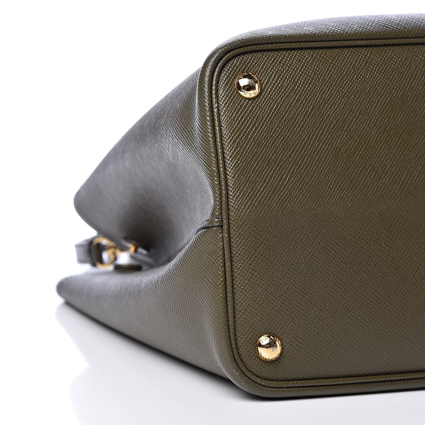 Saffiano Cuir Large Double Bag Militare