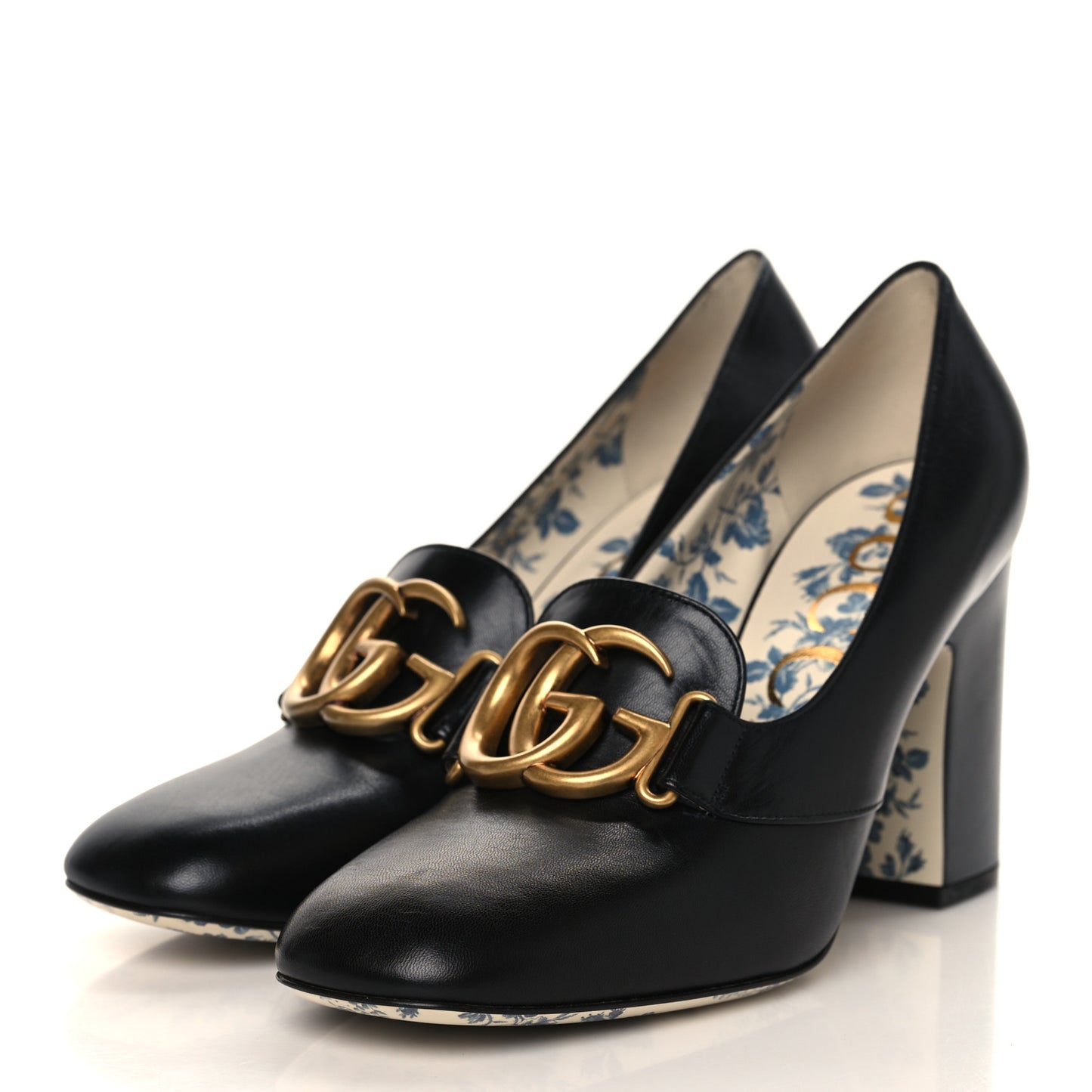 Malaga Kid GG Victoire 95mm Loafer Pumps 39.5 Black