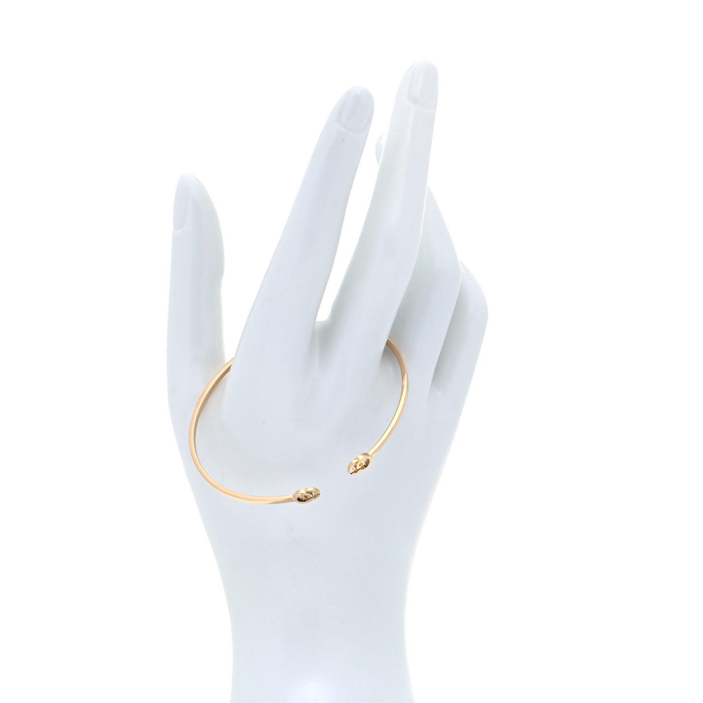 18K Yellow Gold GG Running Cuff Bracelet