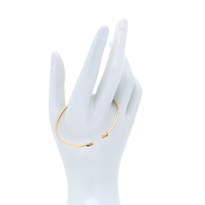 Gucci 18K Yellow Gold GG Running Cuff Bracelet 2 of 8