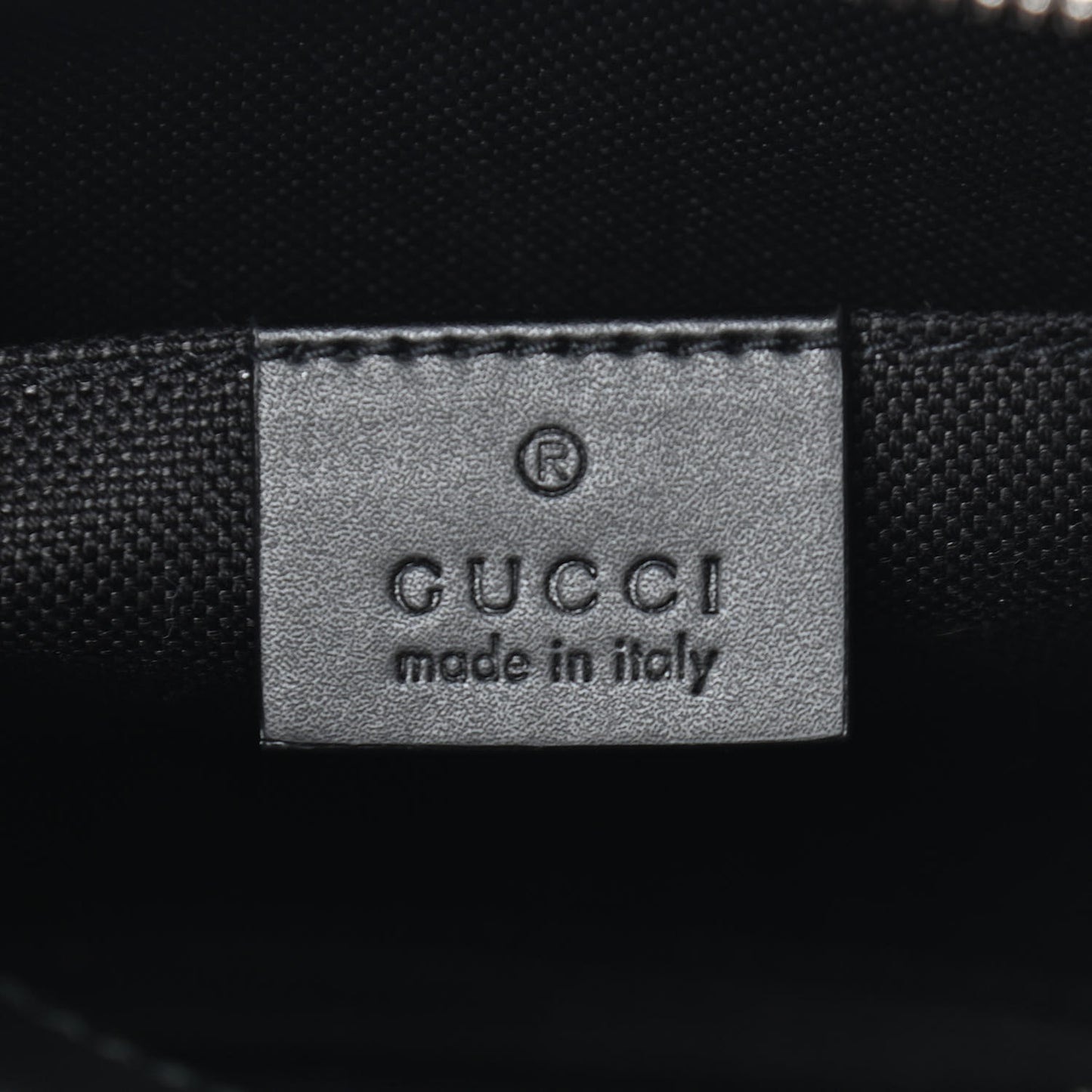 GG Supreme Monogram Web Shoulder Bag Black Grey
