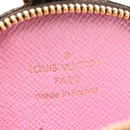 Louis Vuitton Monogram 2021 Christmas Animation Japanese Garden Round Coin Purse Wisteria Pink 4 of 4