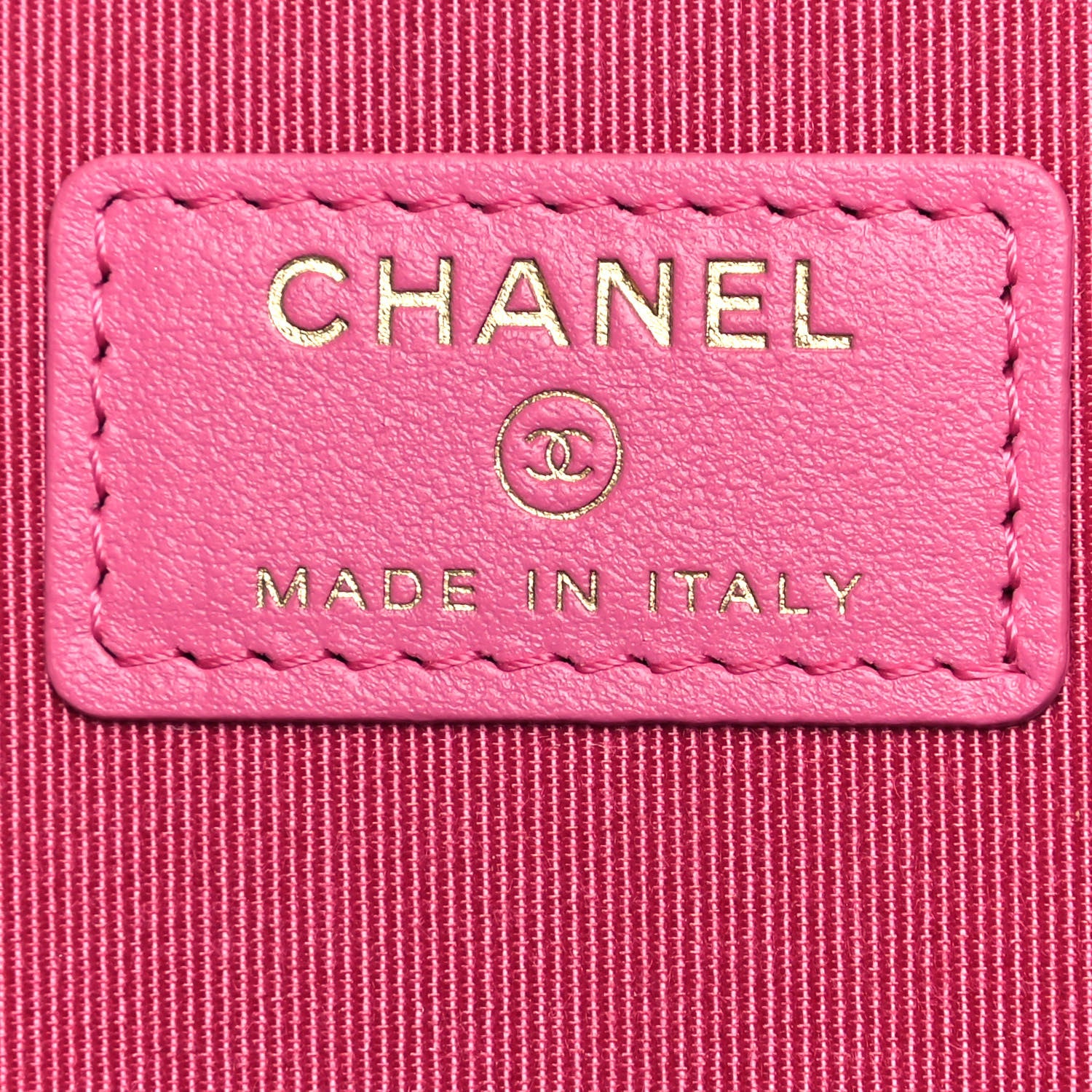 Chanel Caviar Quilted Small Vanity Case With Chain Pink 5 of 10