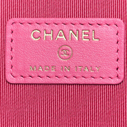 Chanel Caviar Quilted Small Vanity Case With Chain Pink 5 of 10