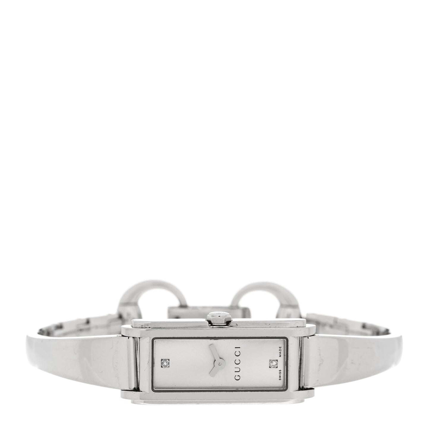 Stainless Steel Diamond 14mm 109 Horsebit Quartz Watch