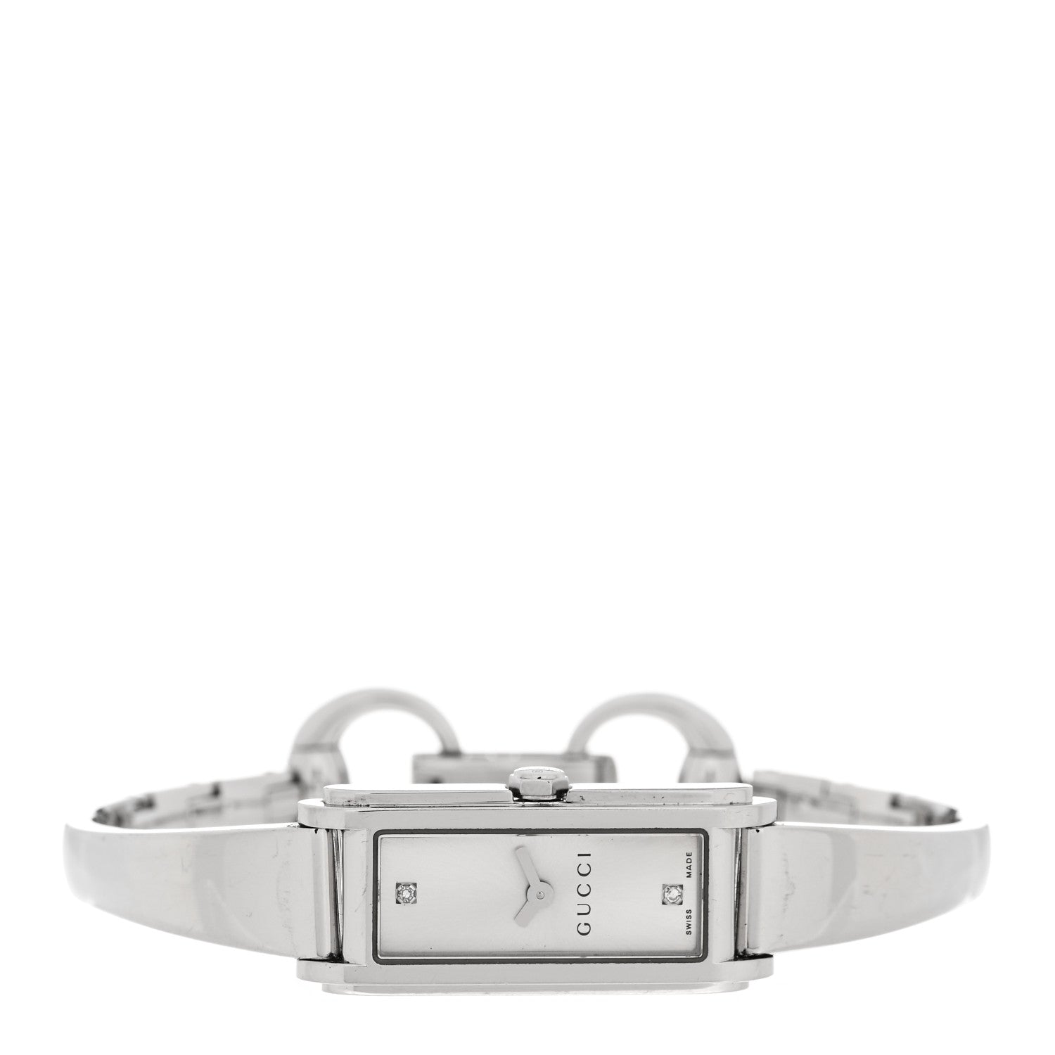 Gucci Stainless Steel Diamond 14mm 109 Horsebit Quartz Watch 2 of 4