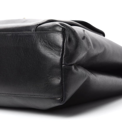 Chanel Lambskin Flap Shoulder Bag Black 7 of 12