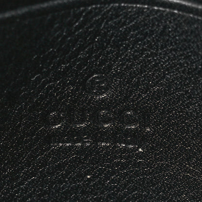 Gucci Roxy Calfskin Medium Blondie Chain Wallet Black 6 of 10