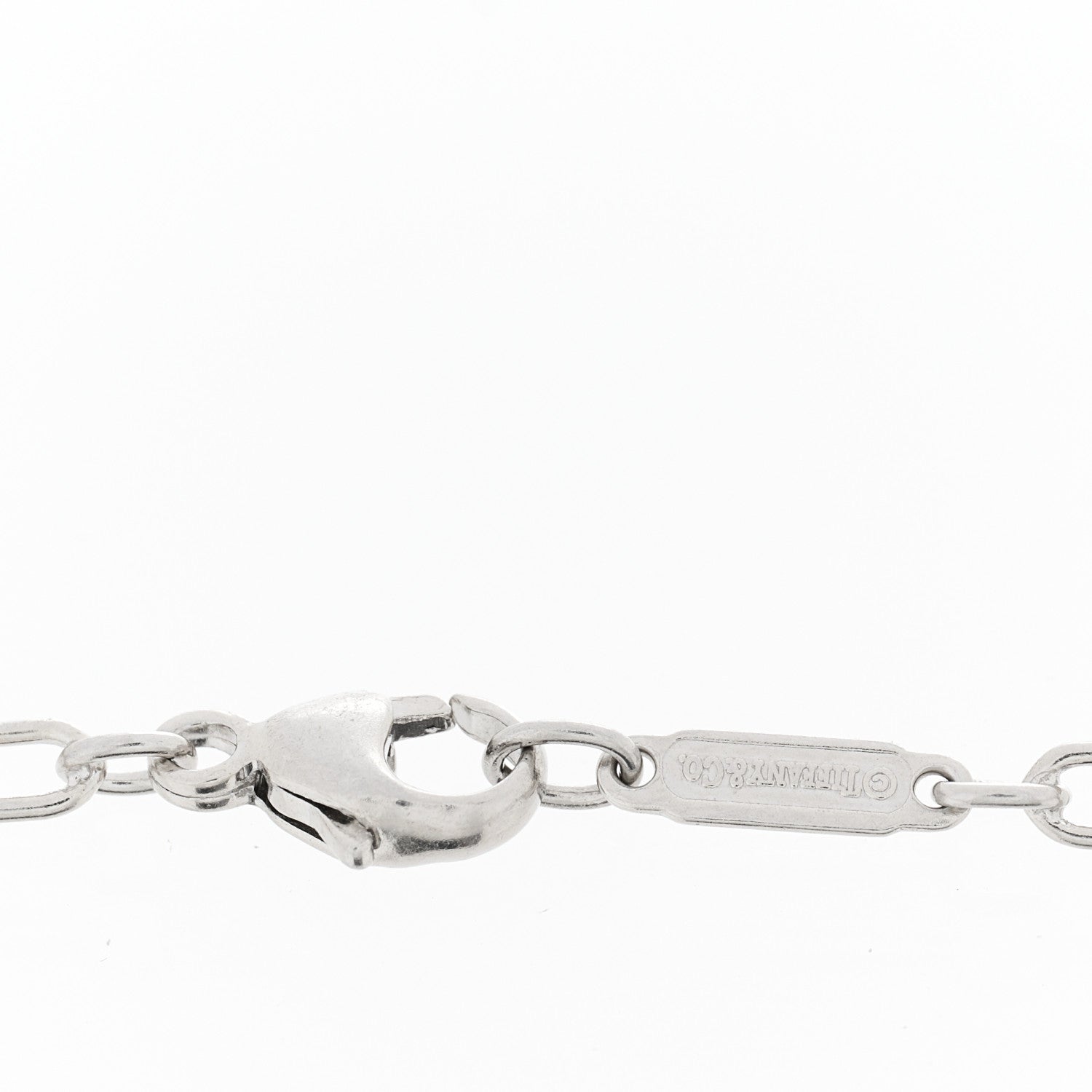 Tiffany Platinum Chain Link Bracelet 3 of 4