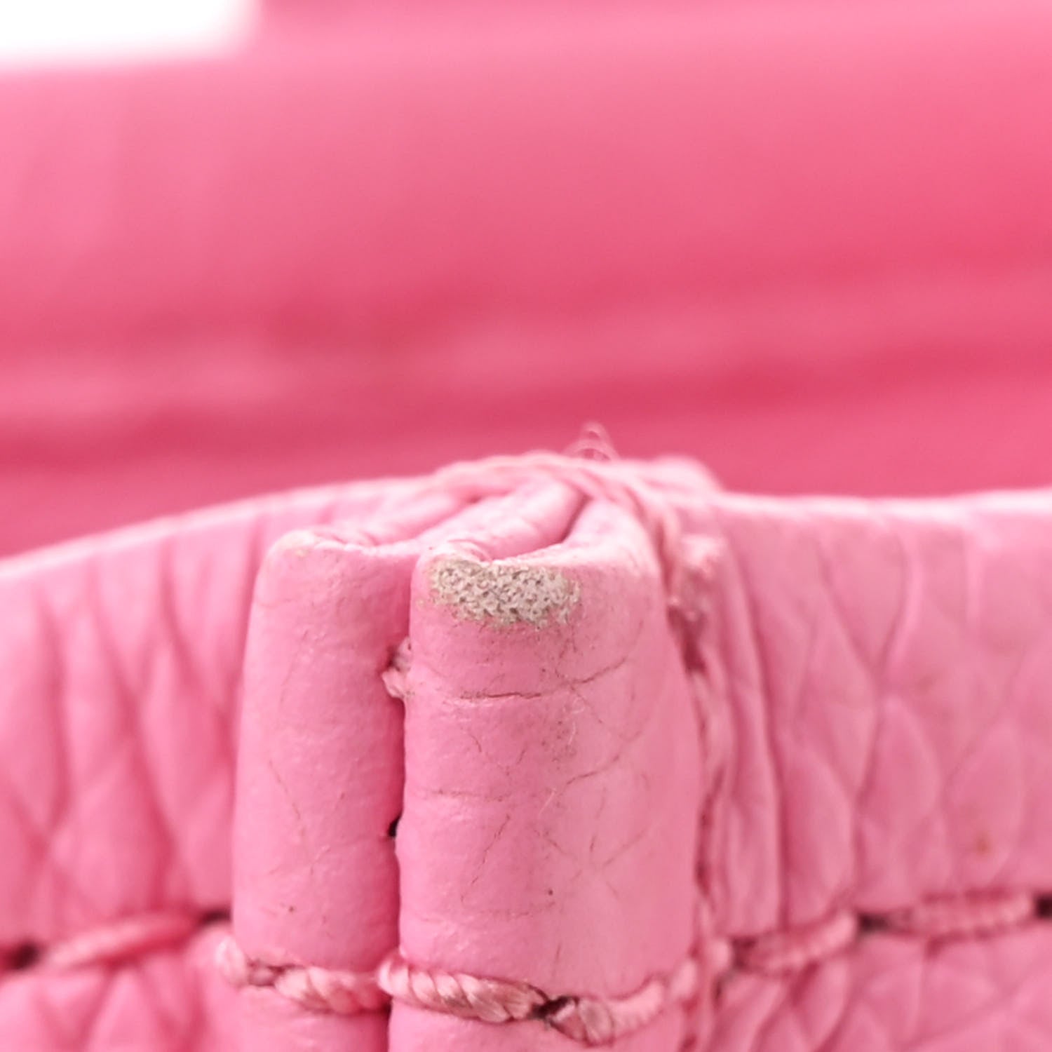 Marc Jacobs Grained Calfskin Small The Tote Bag Candy Pink 11 of 12