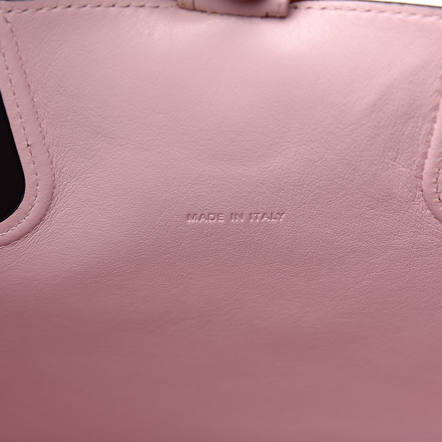 Christian Dior Calfskin Small Addict Shopping Tote Black Pink 7 of 16